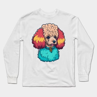 Toy Poodle Portrait Long Sleeve T-Shirt